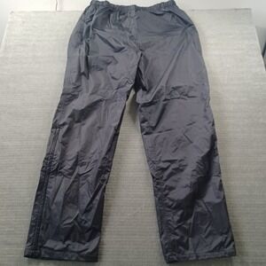 Vintage REI Gore-Tex Pants Mens 2XL Black Waterproof Rain Outdoors Wide Leg 1997